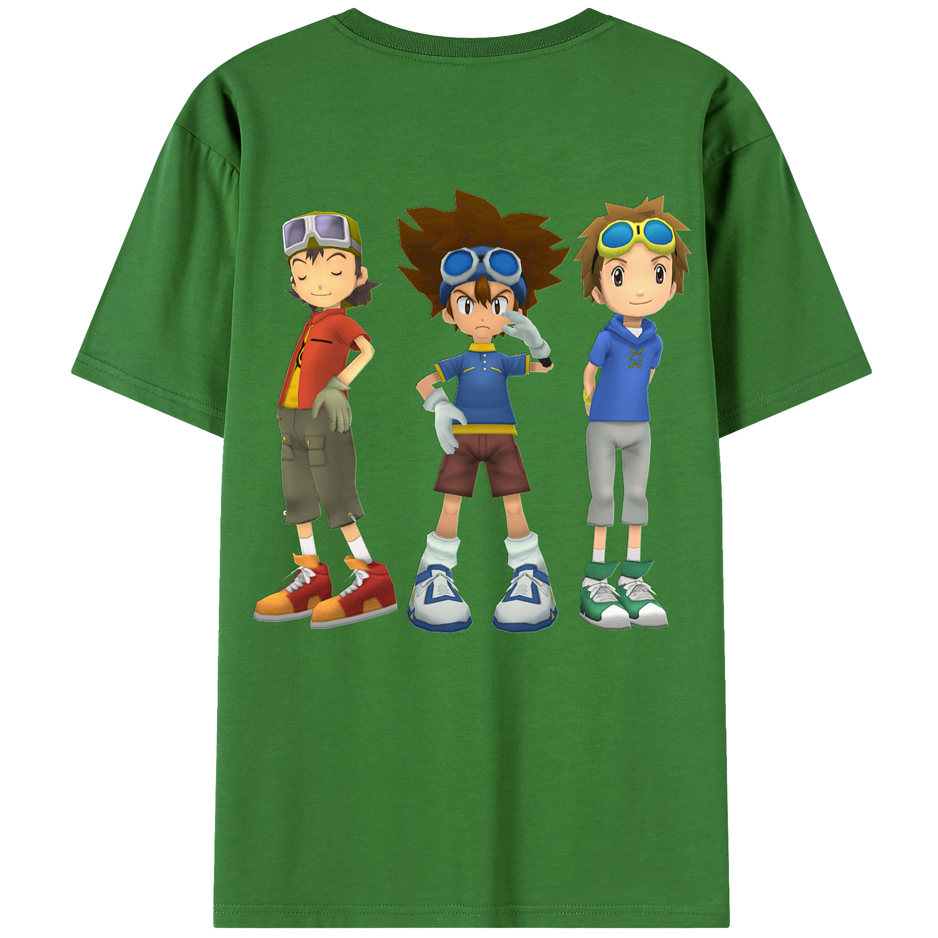 （画像用） Digimon デジタルモンスター/デジモン レディース半袖Tシャツ(バックプリント)